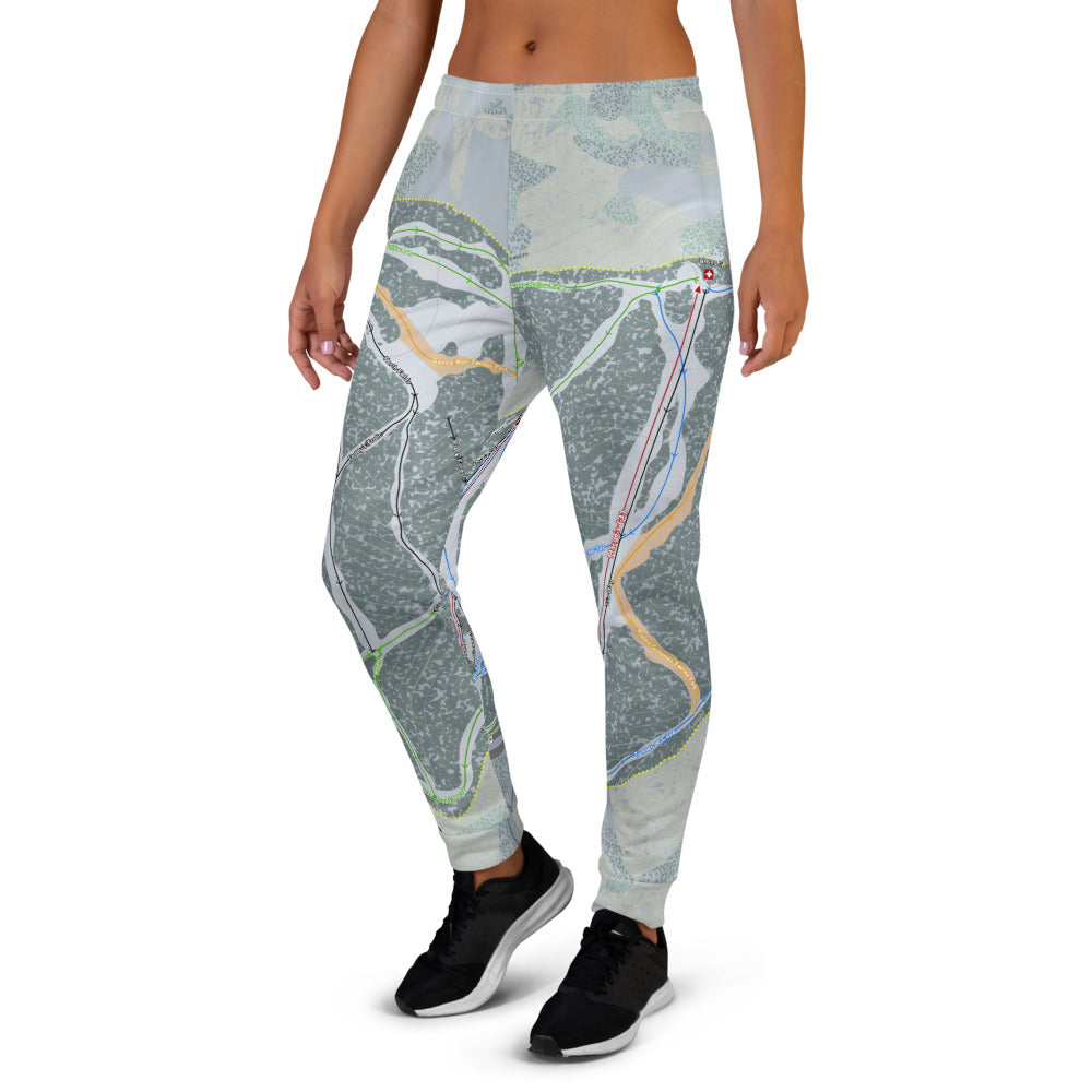 Beaver Mountain, Utah Ski Trail Map Women's Mid-Layer - Powderaddicts