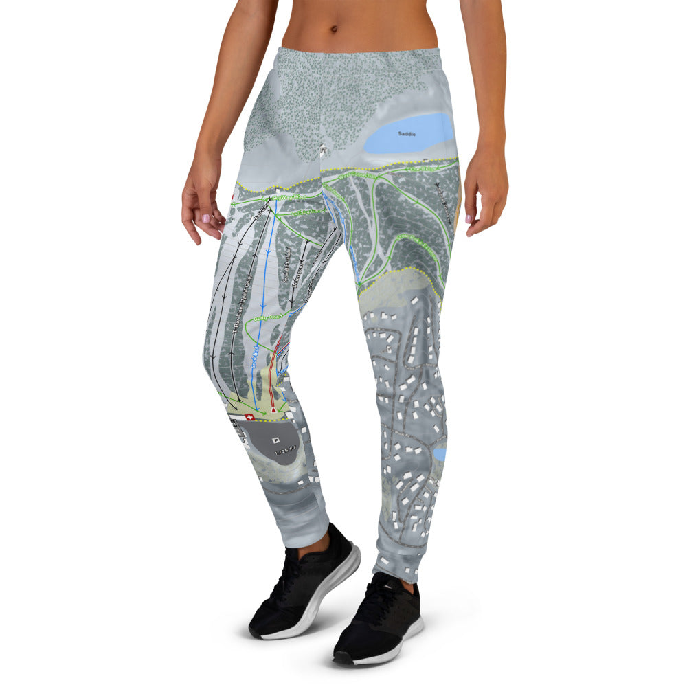 Holimont, New York Ski Trail Map Women's Mid-Layer - Powderaddicts