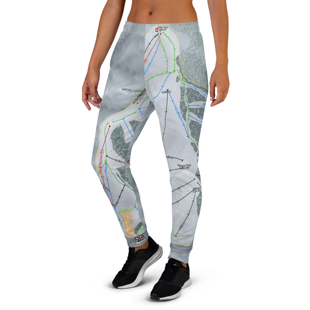 Soldier Mountain, Idaho Ski Trail Map Women's Mid-Layer - Powderaddicts
