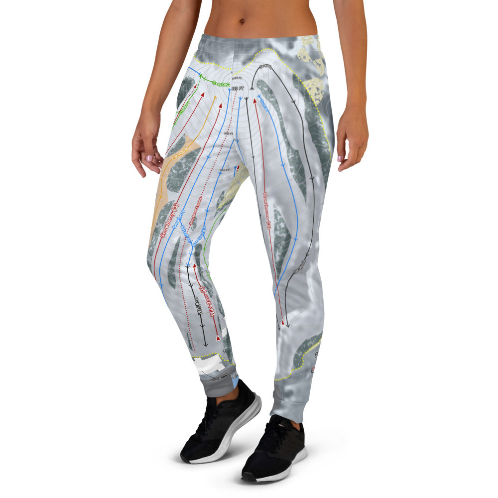 Bittersweet, Michigan Ski Trail Map Women's Mid-Layer - Powderaddicts