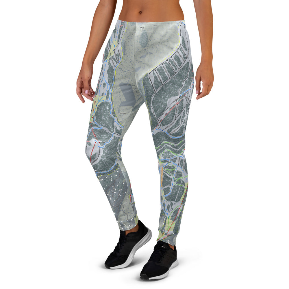 Sundance, Utah Ski Trail Map Women's Mid-Layer - Powderaddicts