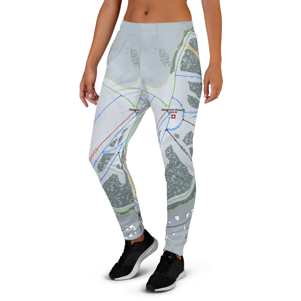 Tahoe Donner, California Ski Trail Map Women's Mid-Layer - Powderaddicts