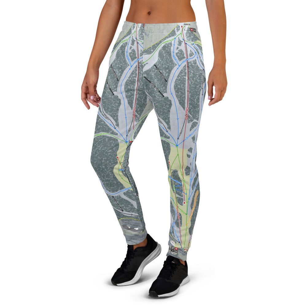 Sunlight, Colorado Ski Trail Map Women's Mid-Layer - Powderaddicts