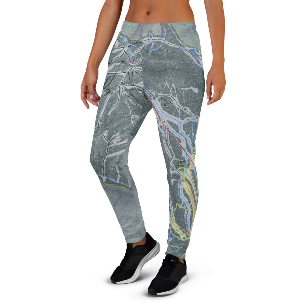 Panorama, British Columbia Ski Trail Map Women's Mid-Layer - Powderaddicts