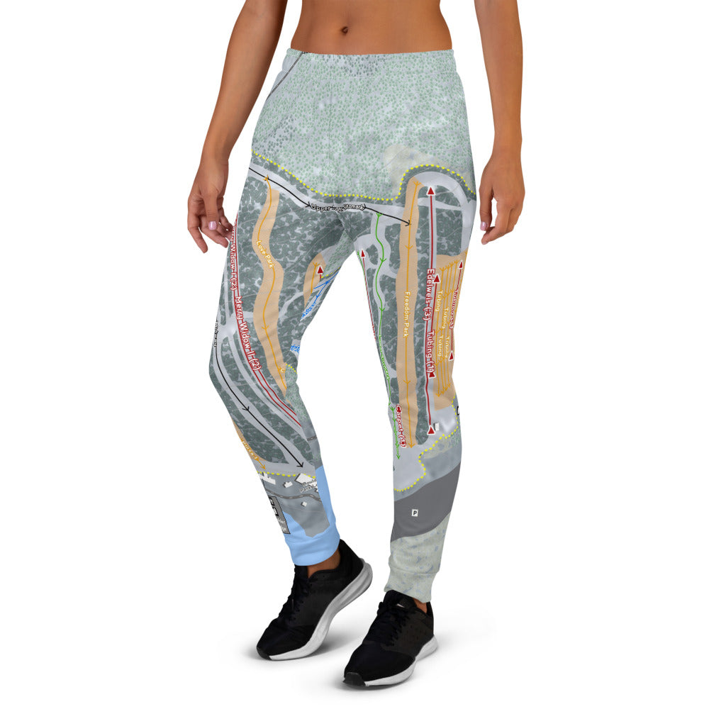 Big Boulder, Pennsylvania Ski Trail Map Women's Mid-Layer - Powderaddicts