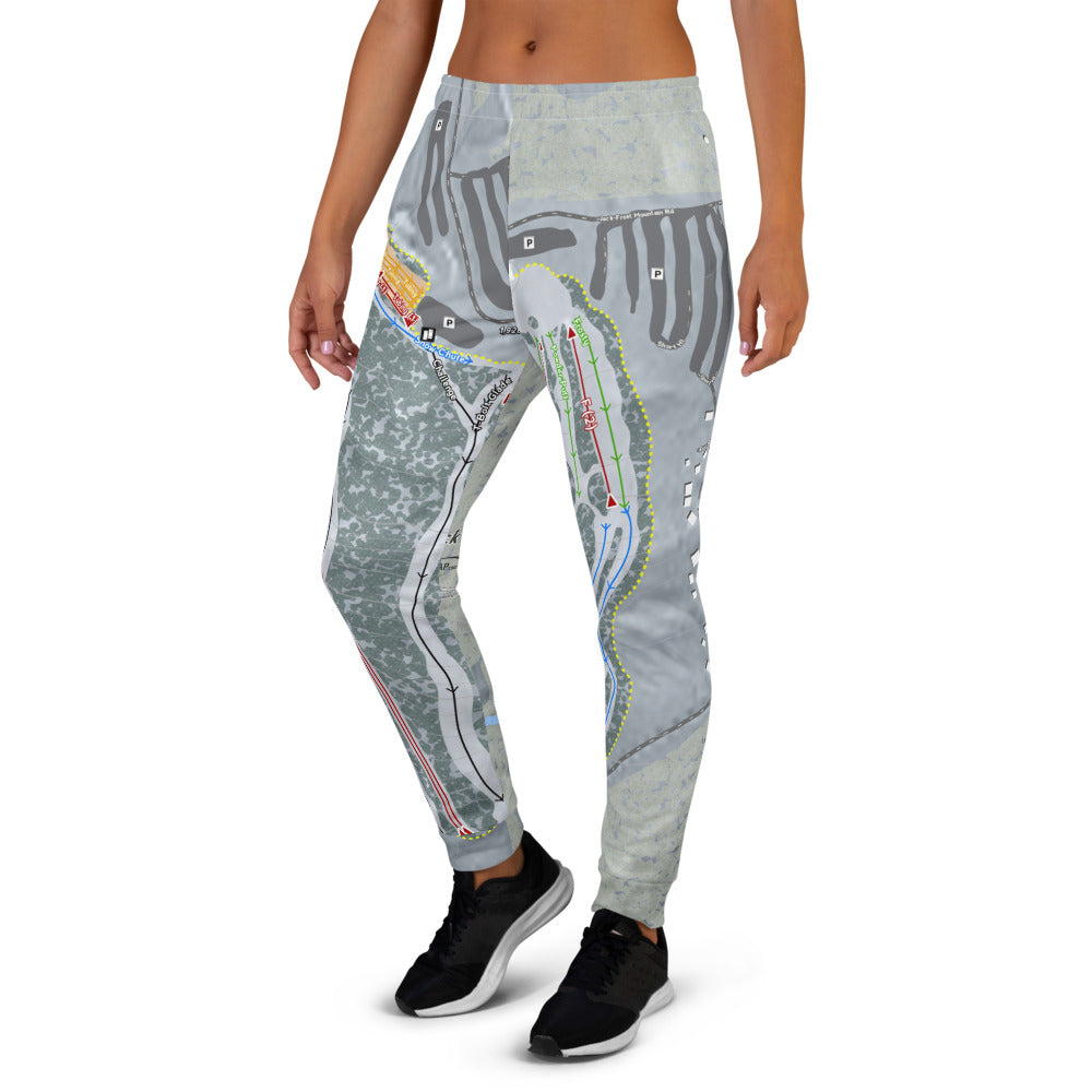 Jack Frost, Pennsylvania Ski Trail Map Women's Mid-Layer - Powderaddicts
