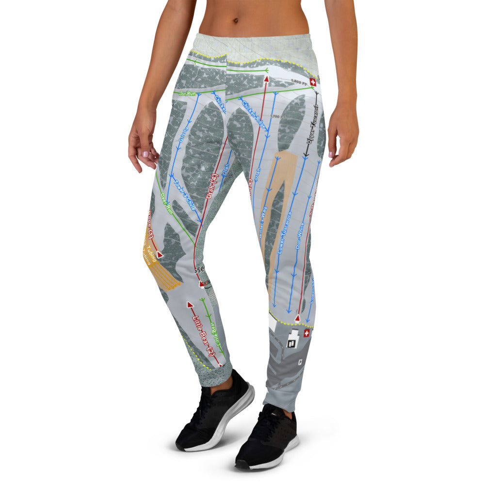 Tussey Mountain, Pennsylvania Ski Trail Map Women's Mid-Layer - Powderaddicts