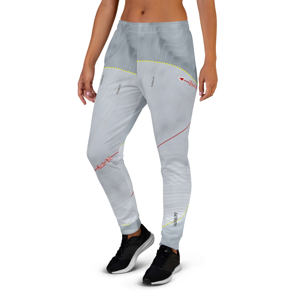 Elko Snobowl, Nevada Ski Trail Map Women's Mid-Layer - Powderaddicts