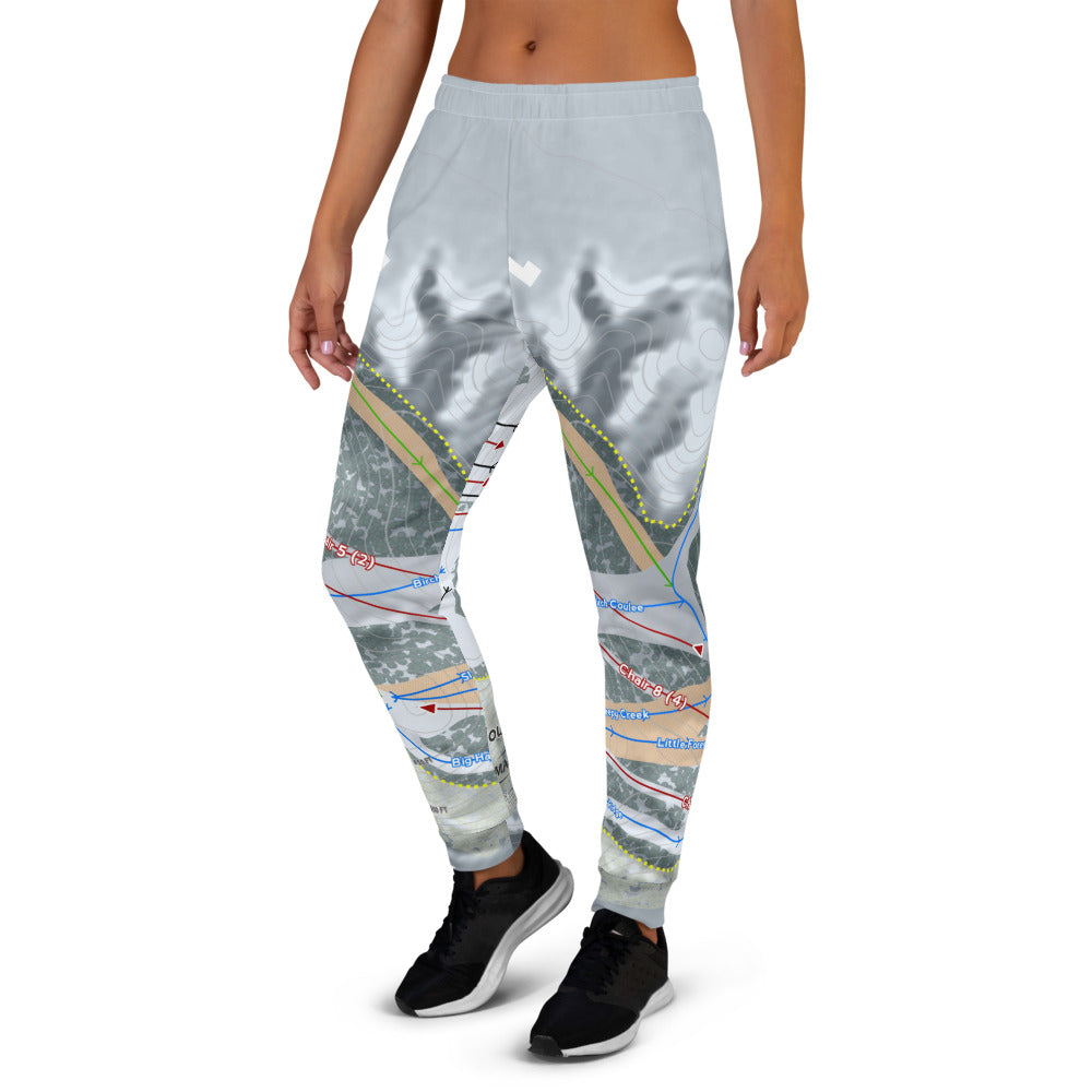 Mount Kato, Minnesota Ski Trail Map Women's Mid-Layer - Powderaddicts