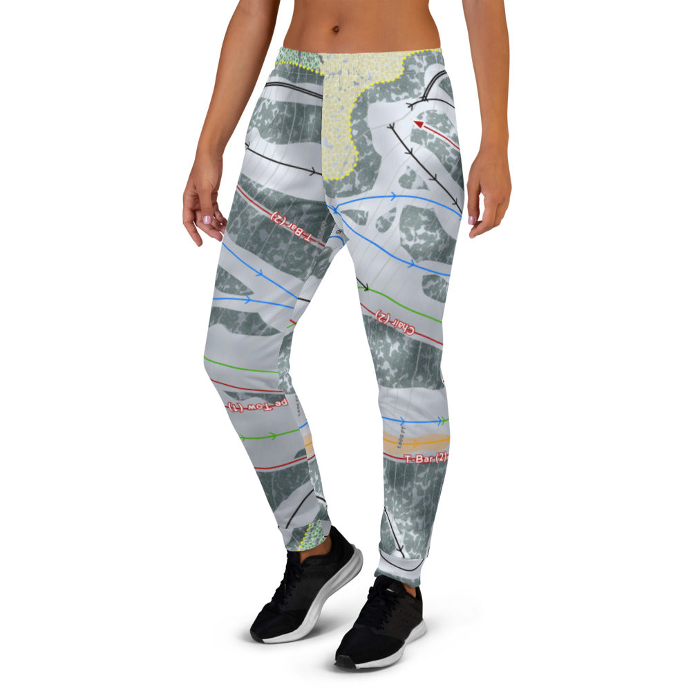 Camp10, Wisconsin Ski Trail Map Women's Mid-Layer - Powderaddicts