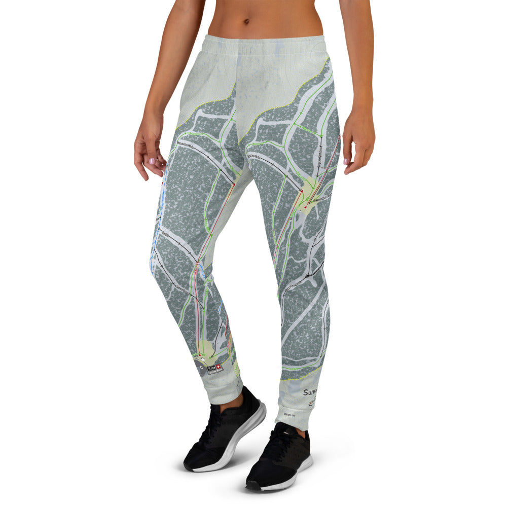 Sunrise Park, Arizona Ski Trail Map Women's Mid-Layer - Powderaddicts