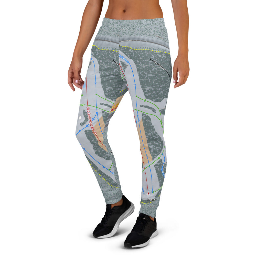 Echo Mountain, Colorado Ski Trail Map Women's Mid-Layer - Powderaddicts