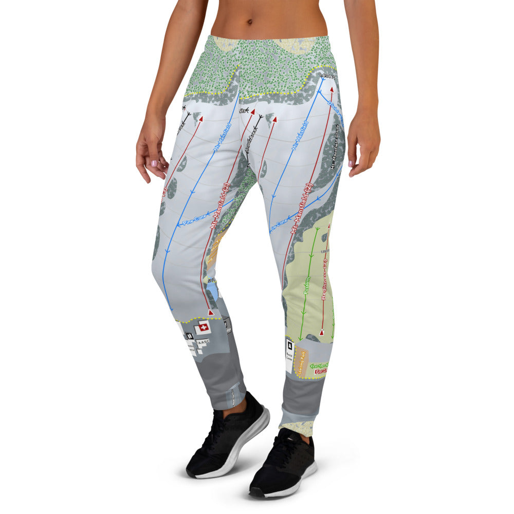Snow Trails, Ohio Ski Trail Map Women's Mid-Layer - Powderaddicts