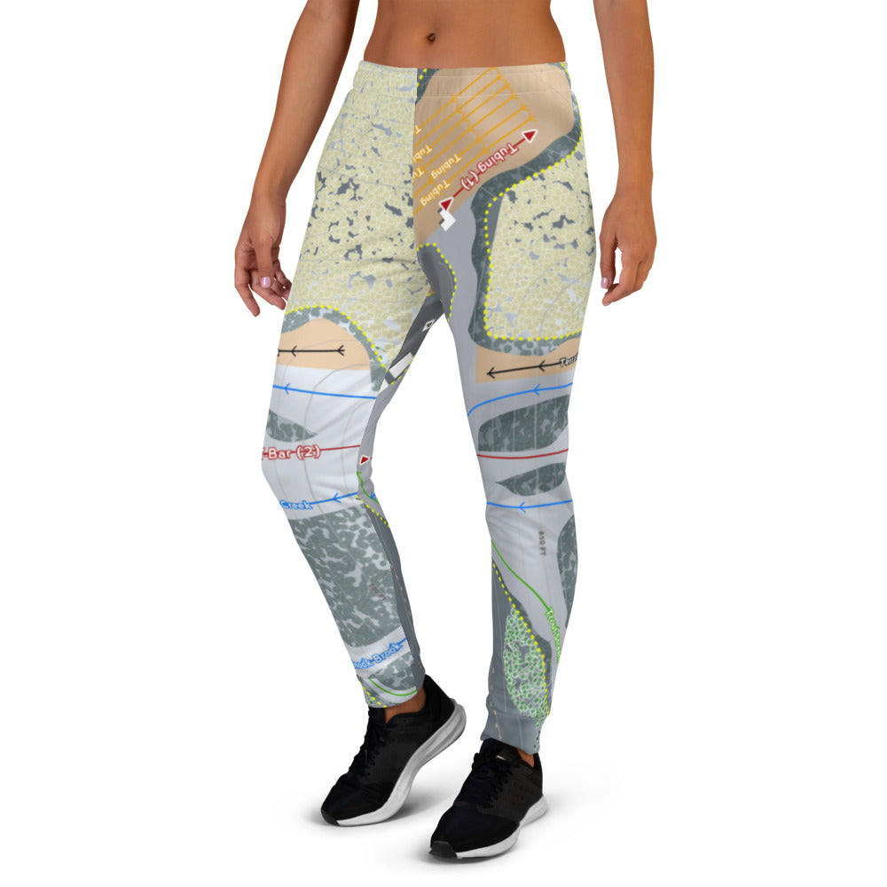 Kewaunee Winter Park, Wisconsin Ski Trail Map Women's Mid-Layer - Powderaddicts