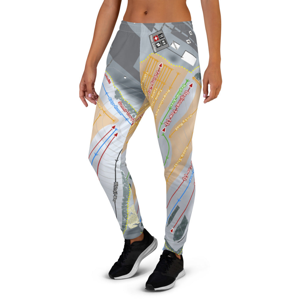 The Rock Snowpark, Wisconsin Ski Trail Map Women's Mid-Layer - Powderaddicts