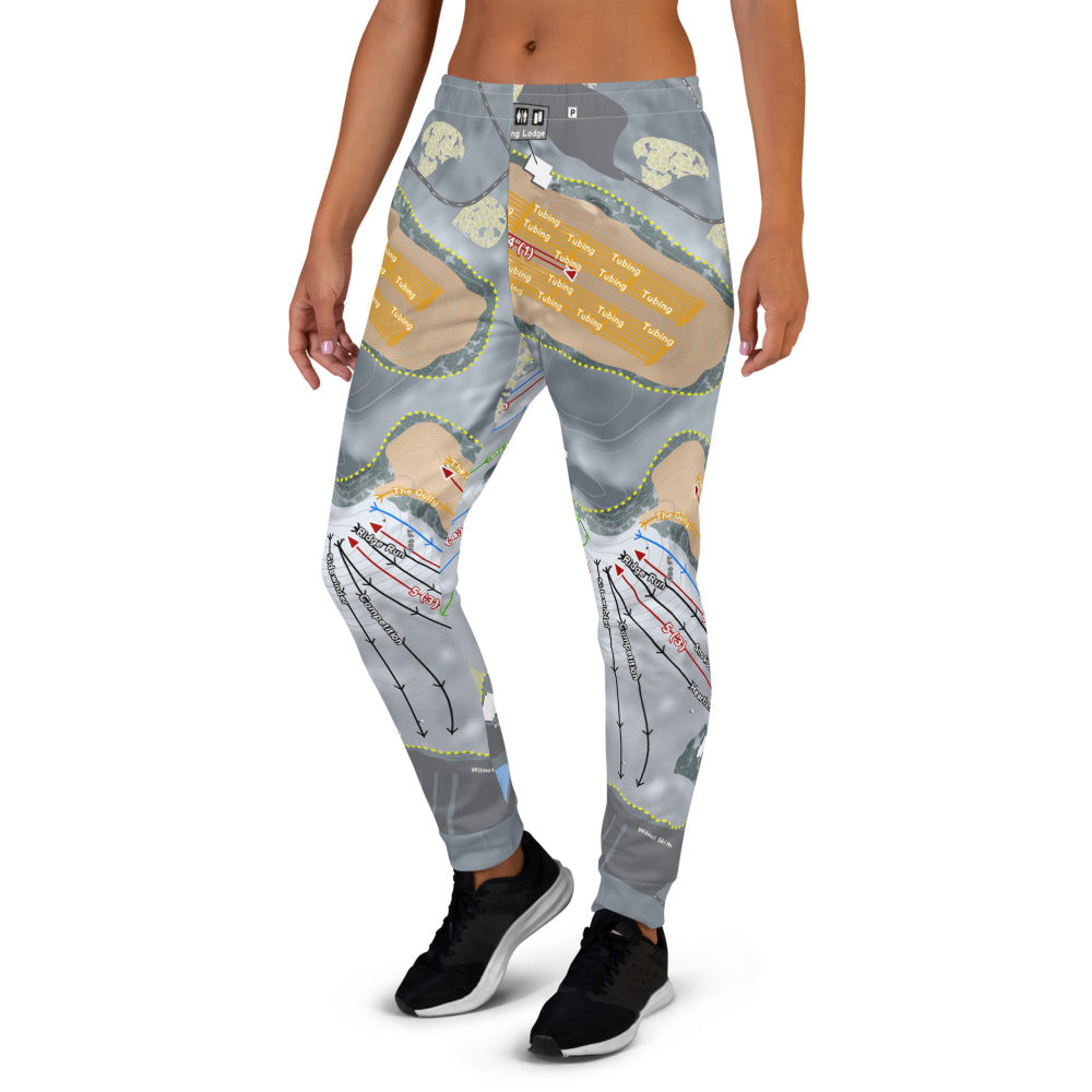 Wilmot, Wisconsin Ski Trail Map Women's Mid-Layer - Powderaddicts