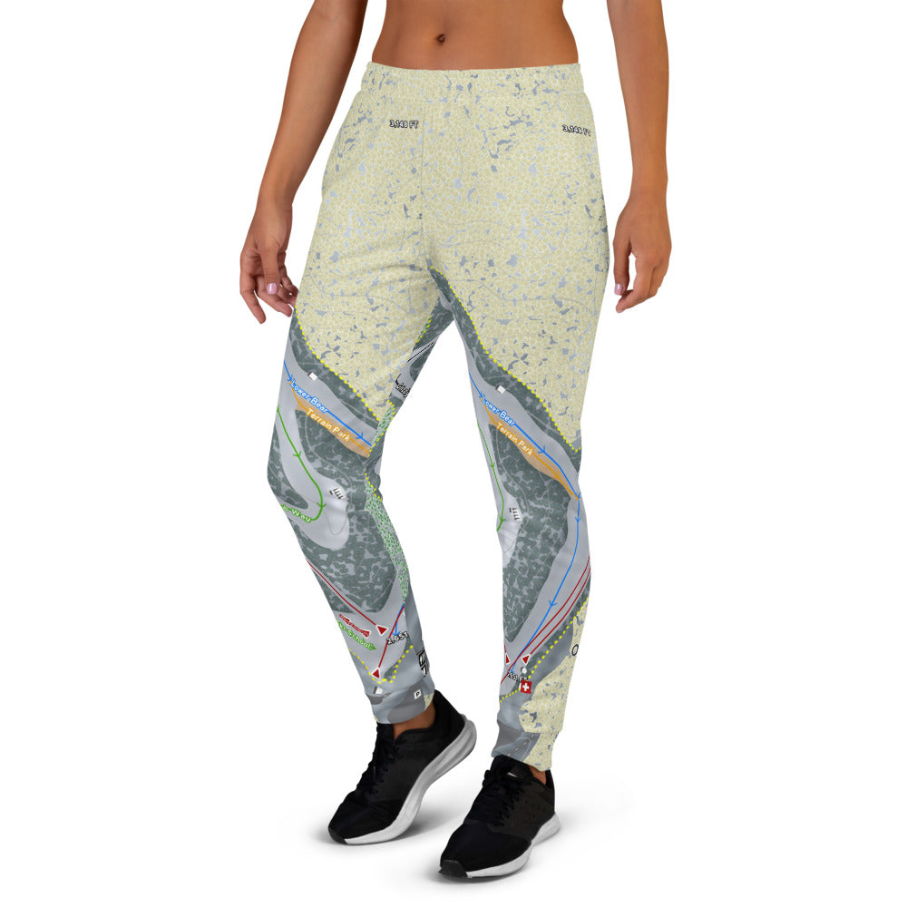 Ober Gatlinburg, Tennessee Ski Trail Map Women's Mid-Layer - Powderaddicts
