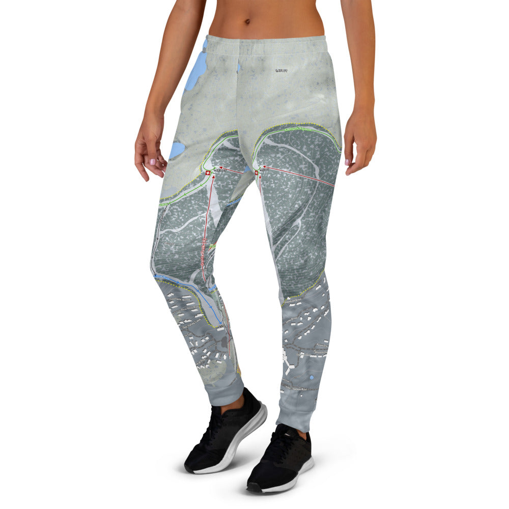 Mountain Creek, New Jersey Ski Trail Map Women's Mid-Layer - Powderaddicts