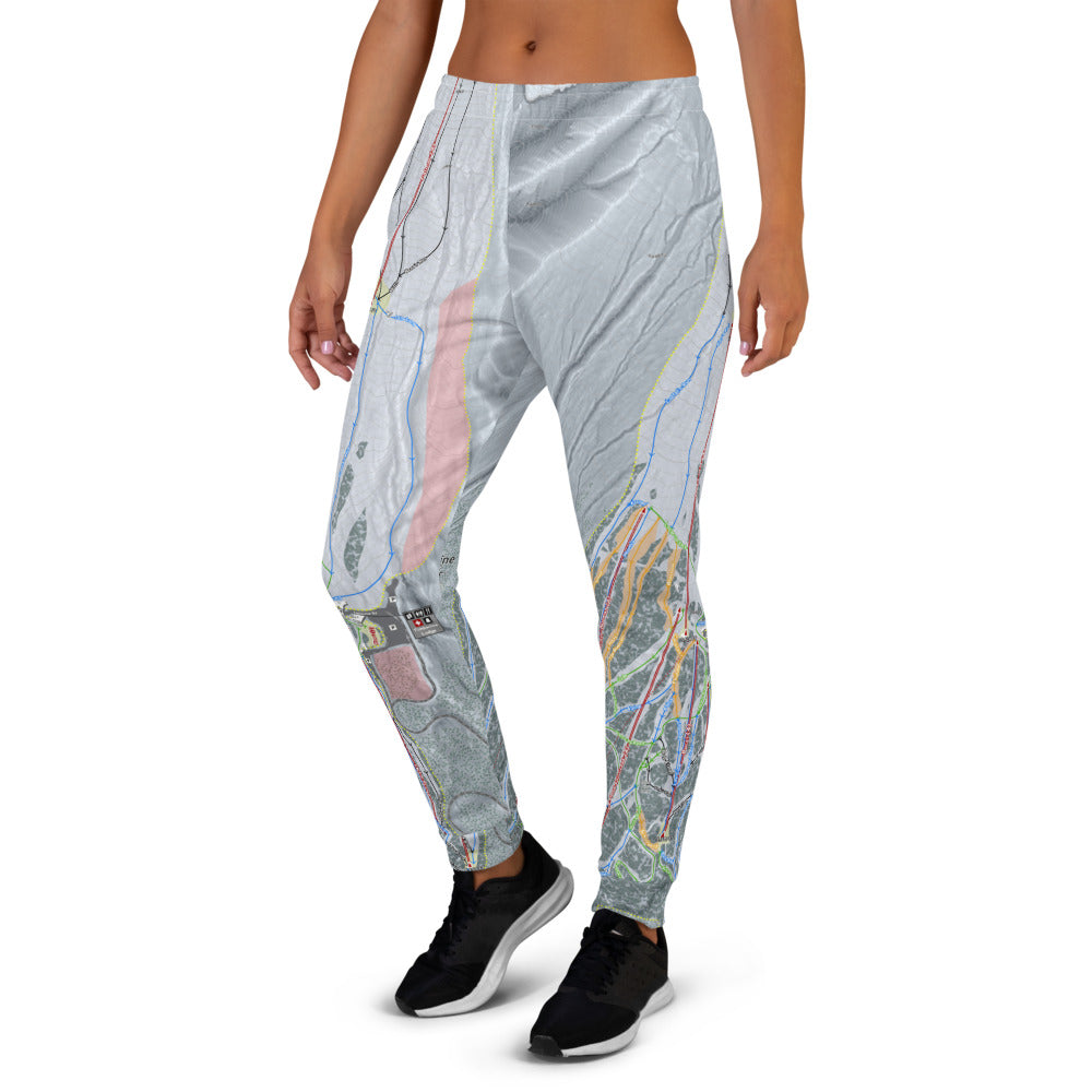 Timberline, Oregon Ski Trail Map Women's Mid-Layer - Powderaddicts