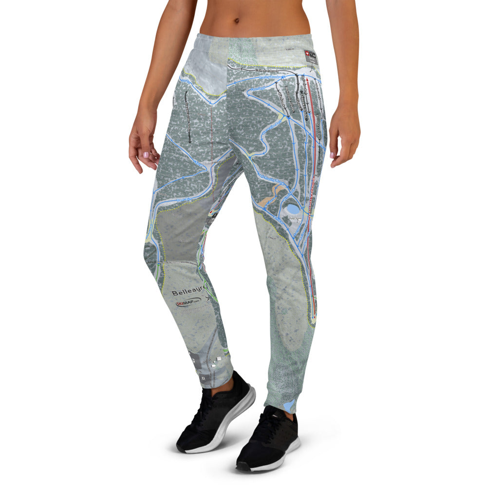 Belleayre, New York Ski Trail Map Women's Mid-Layer - Powderaddicts