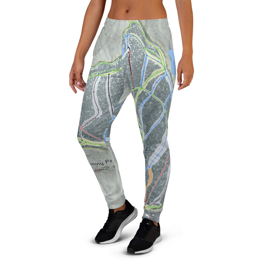 Jiminy Peak, Massachusetts Ski Trail Map Women's Mid-Layer - Powderaddicts
