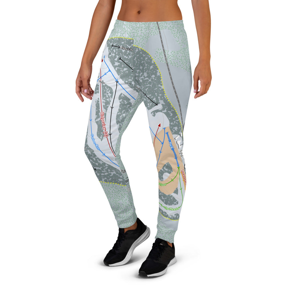 Alta Sierra, California Ski Trail Map Women's Mid-Layer - Powderaddicts
