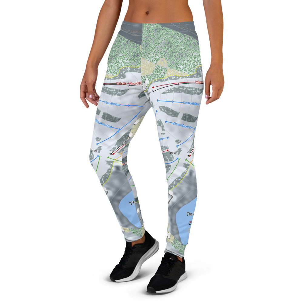 The Homestead, Michigan Ski Trail Map Women's Mid-Layer - Powderaddicts