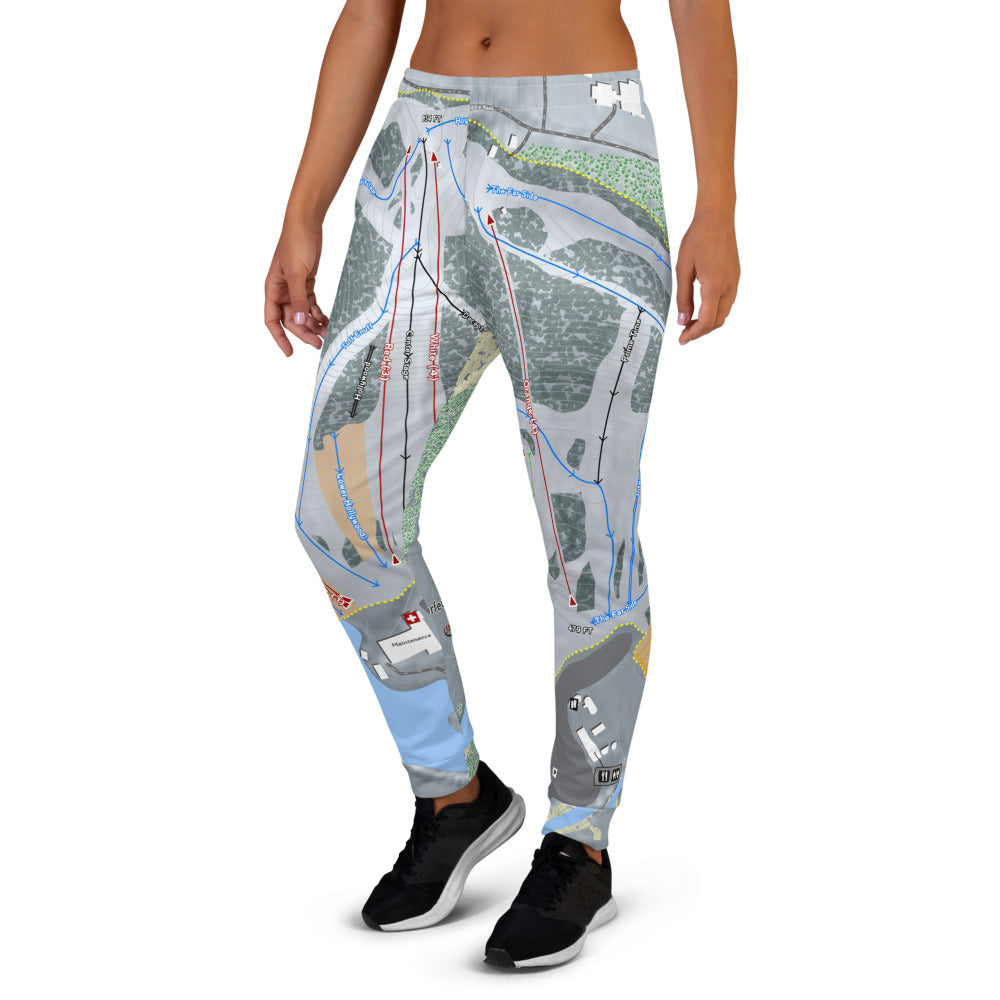 Perfect North Slopes, Indiana Ski Trail Map Women's Mid-Layer - Powderaddicts