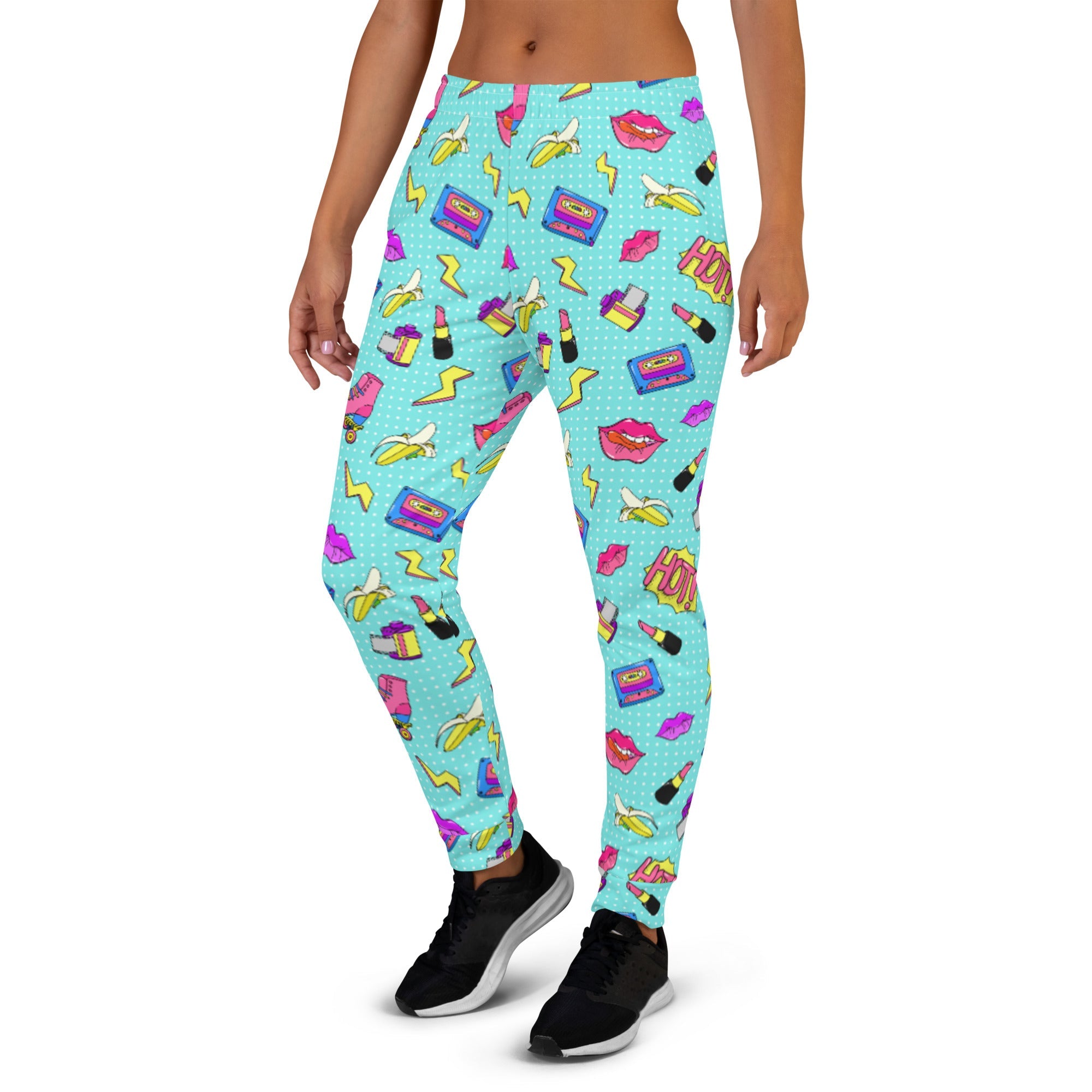 90's Collage Womens Base Layers - Powderaddicts