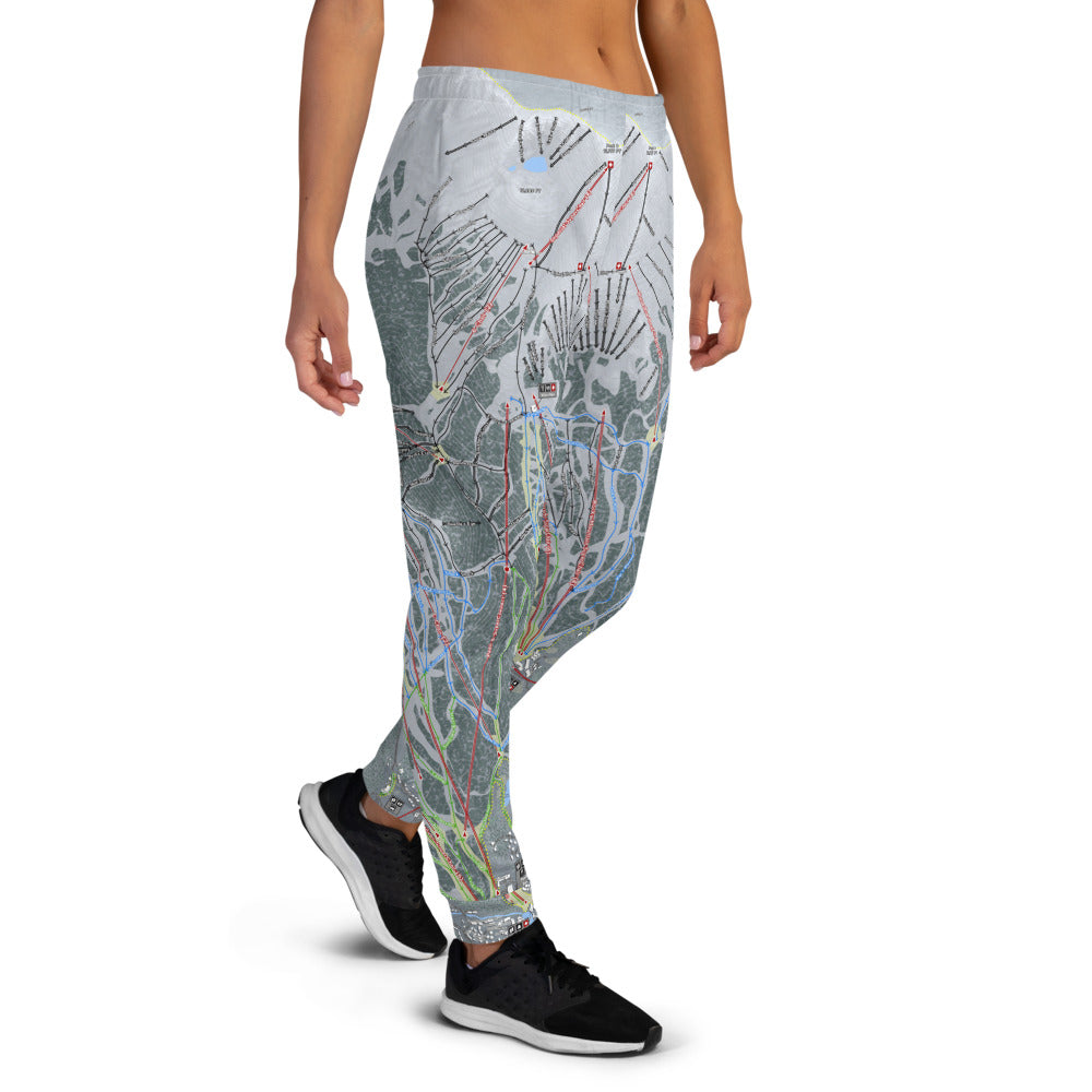 Breckenridge, Colorado Ski Trail Map Women's Mid-Layer - Powderaddicts