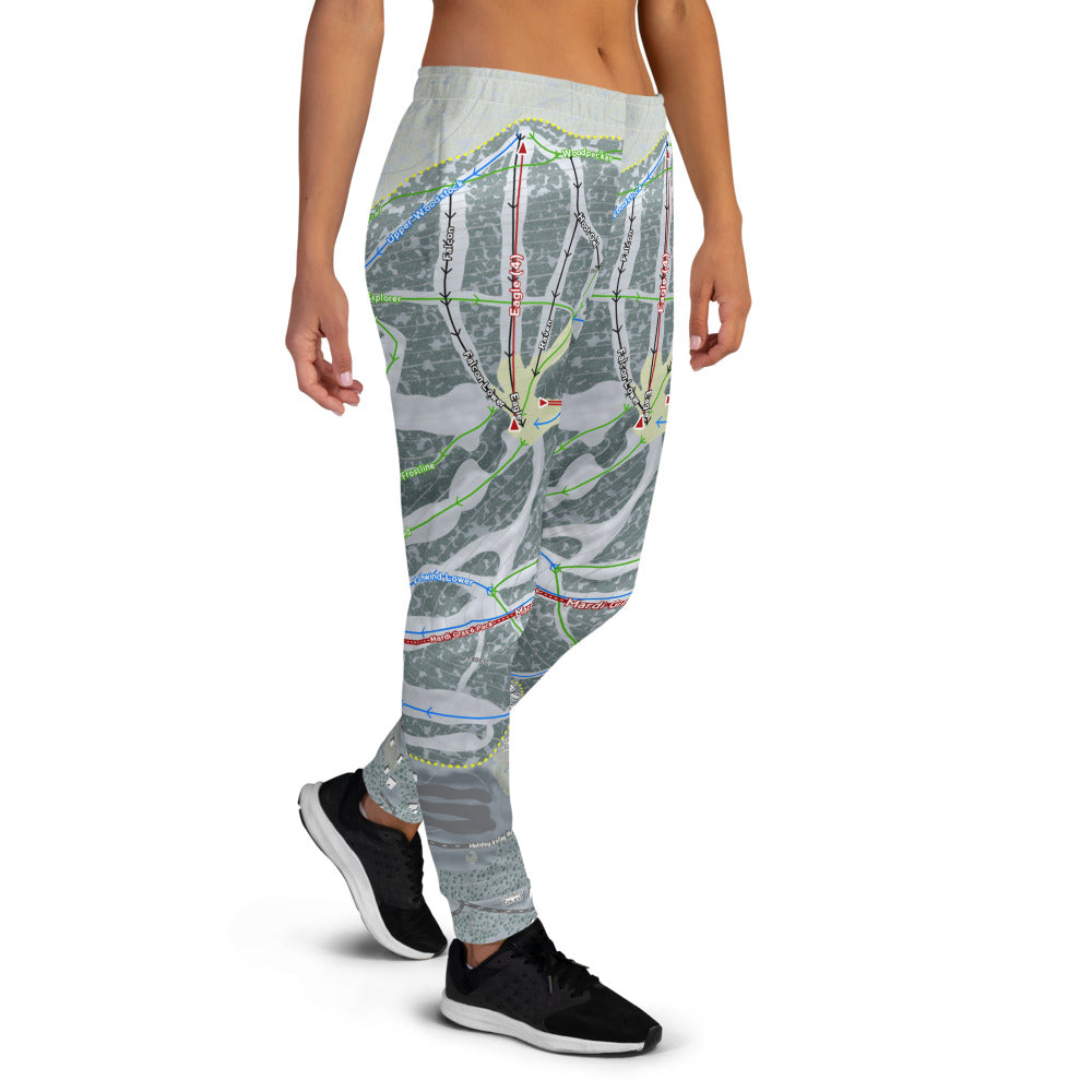 Holiday Valley, New York Ski Trail Map Women's Mid-Layer - Powderaddicts