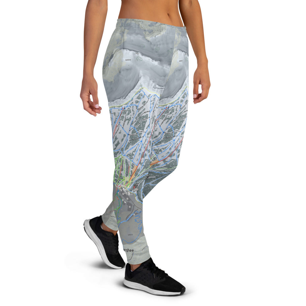 Grand Targhee, Wyoming Ski Trail Map Women's Mid-Layer - Powderaddicts