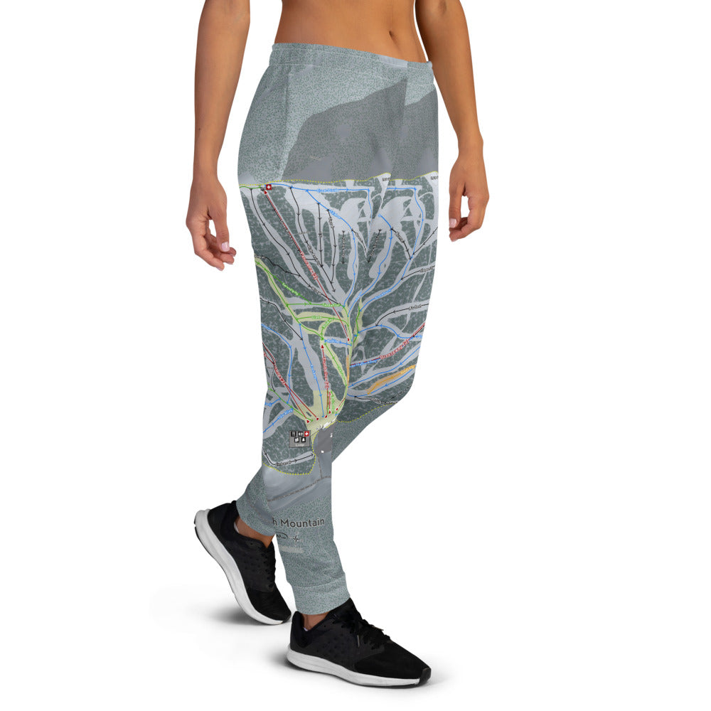 Monarch Mountain, Colorado Ski Trail Map Women's Mid-Layer - Powderaddicts