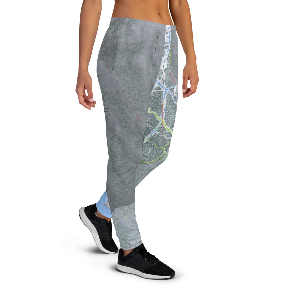 Tamarack, Idaho Ski Trail Map Women's Mid-Layer - Powderaddicts