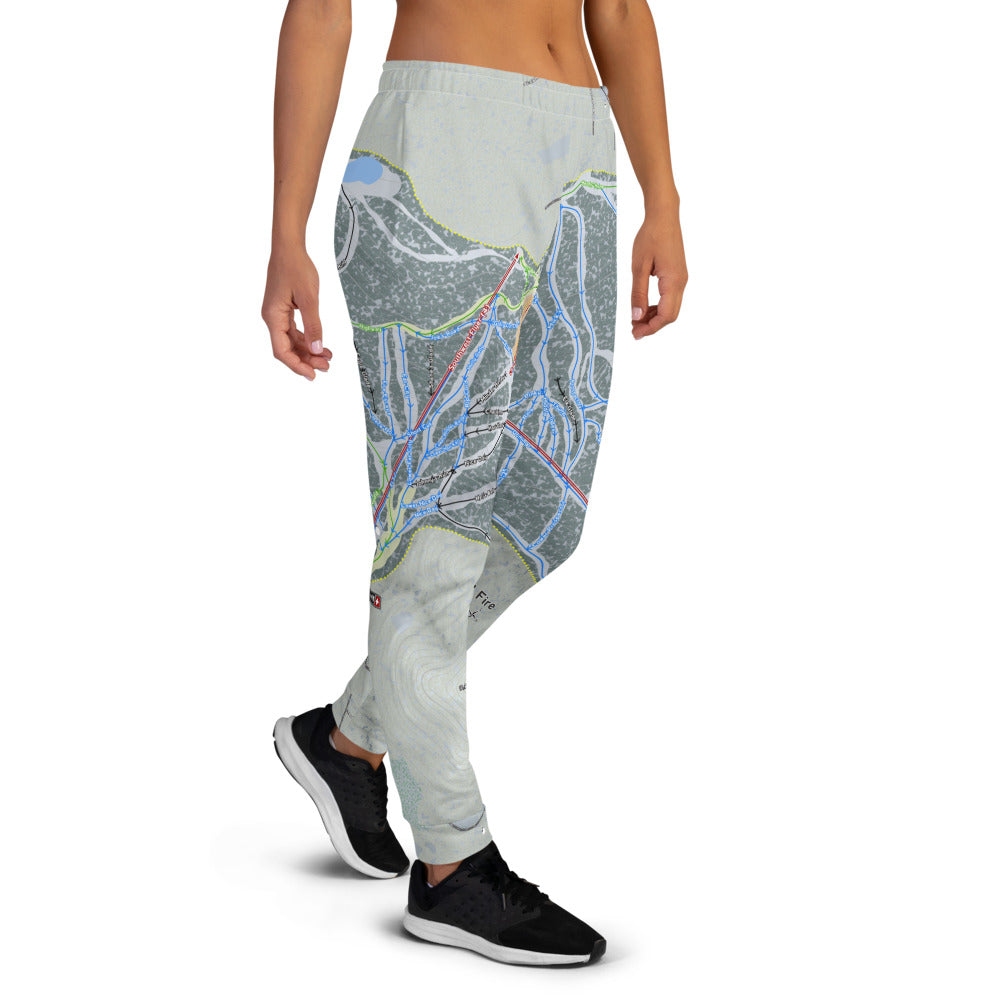 Angel Fire, New Mexico Ski Trail Map Women's Mid-Layer - Powderaddicts