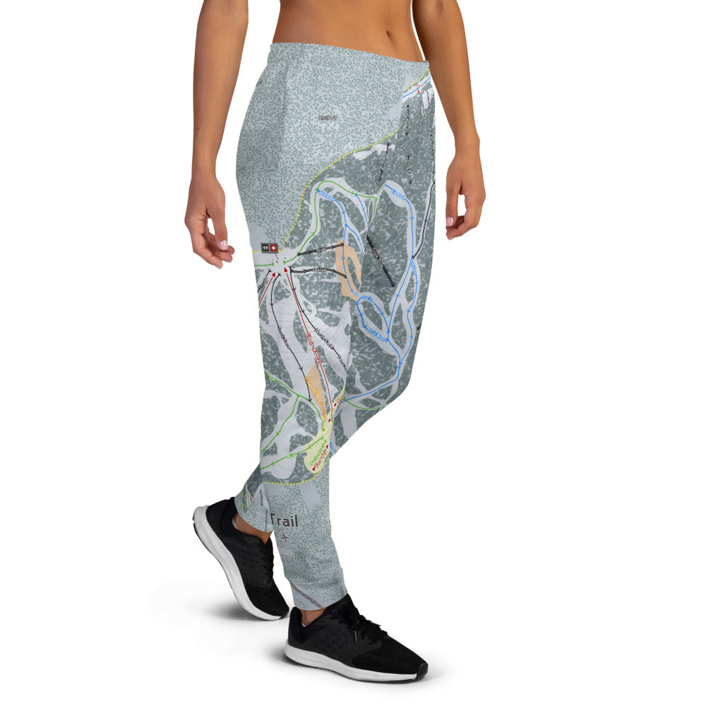 Lost Trail, Montana Ski Trail Map Women's Mid-Layer - Powderaddicts