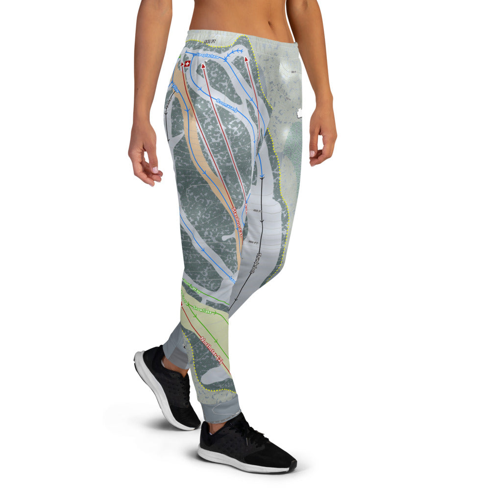 Mount Southington, Connecticut Ski Trail Map Women's Mid-Layer - Powderaddicts