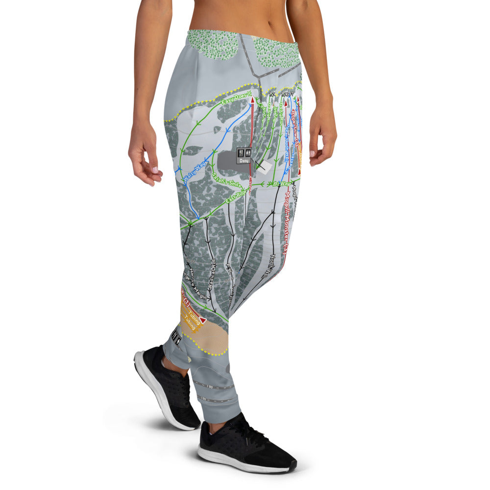 Cascade Mountain, Wisconsin Ski Trail Map Women's Mid-Layer - Powderaddicts