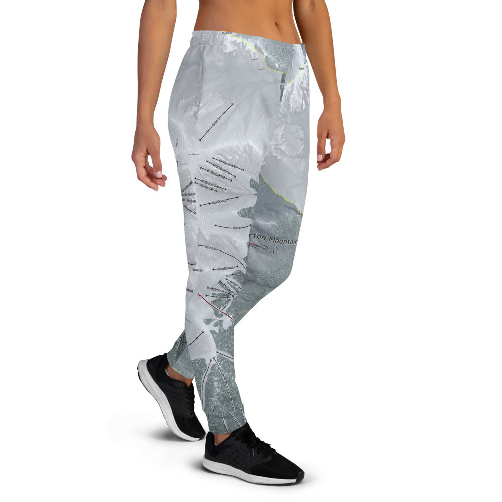 Silverton Mountain, Colorado Ski Trail Map Women's Mid-Layer - Powderaddicts