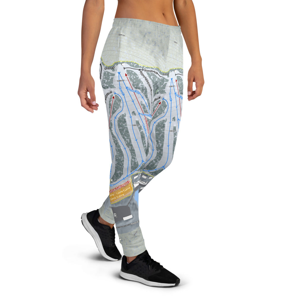 Roundtop, Pennsylvania Ski Trail Map Women's Mid-Layer - Powderaddicts