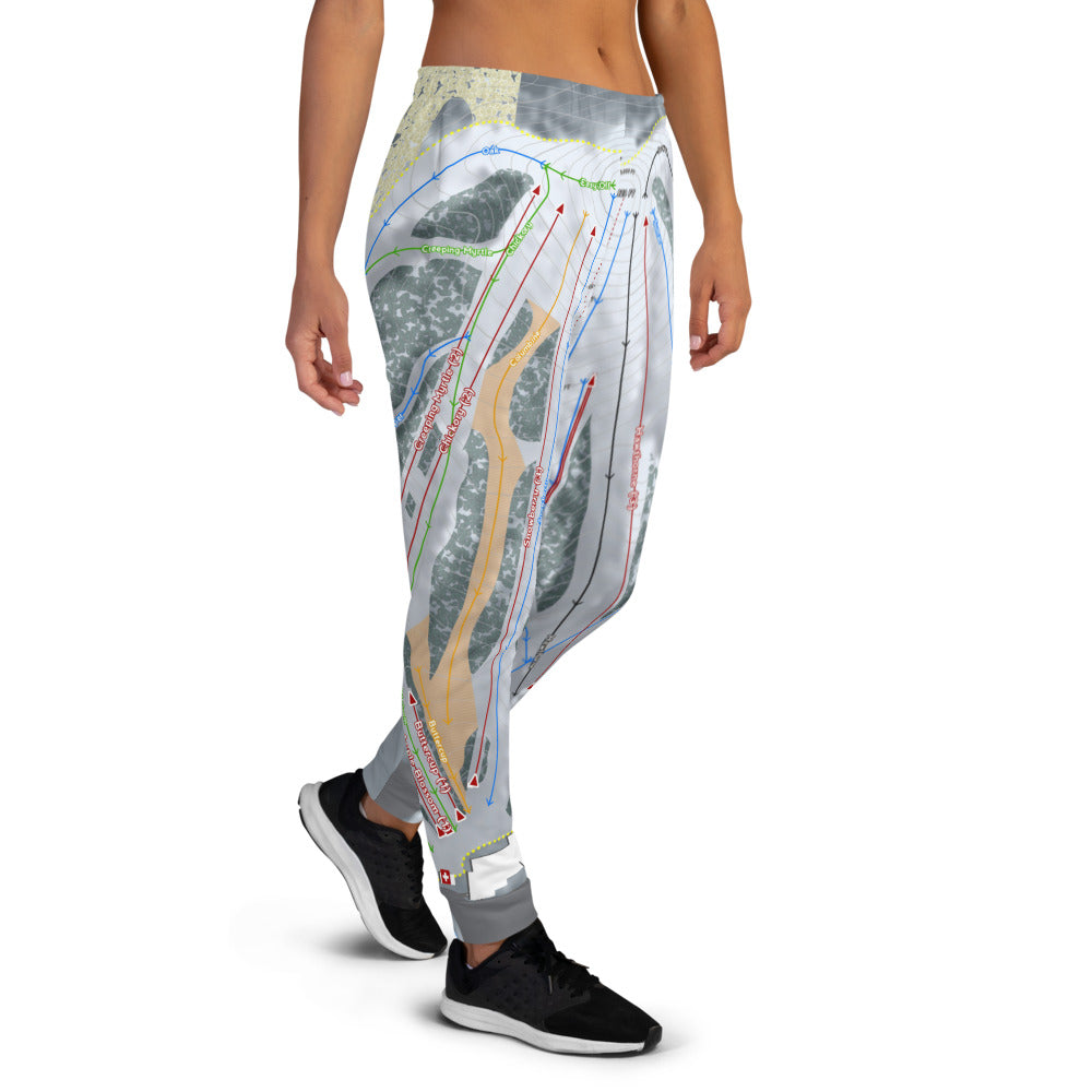 Bittersweet, Michigan Ski Trail Map Women's Mid-Layer - Powderaddicts