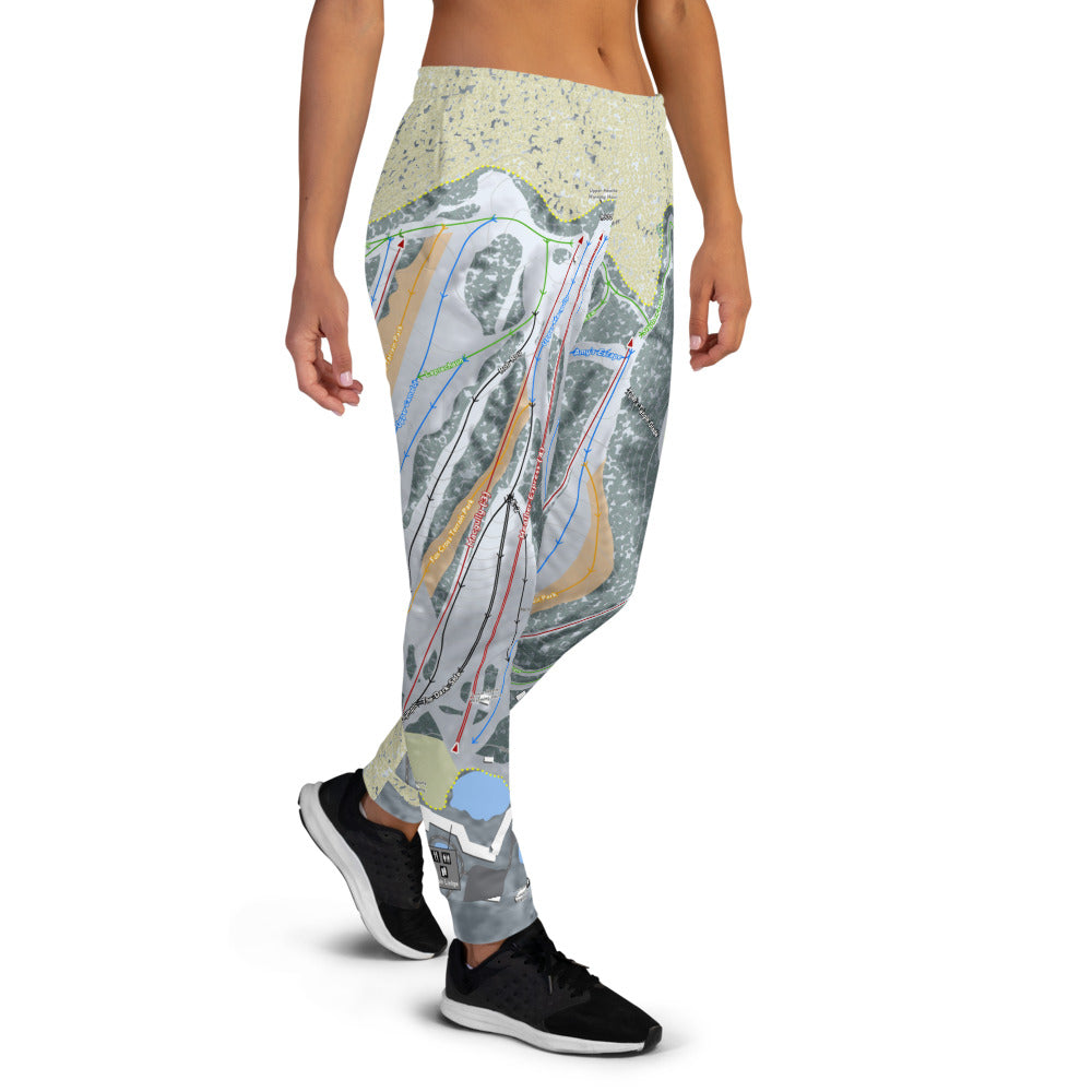 Boyne Highlands, Michigan Ski Trail Map Women's Mid-Layer - Powderaddicts