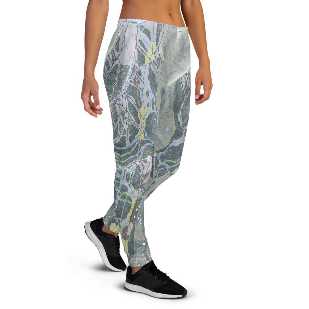 Sundance, Utah Ski Trail Map Women's Mid-Layer - Powderaddicts