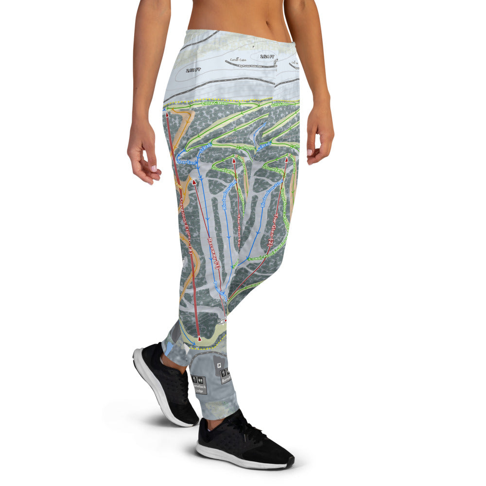 Camelback Mountain, Pennsylvania Ski Trail Map Women's Mid-Layer - Powderaddicts