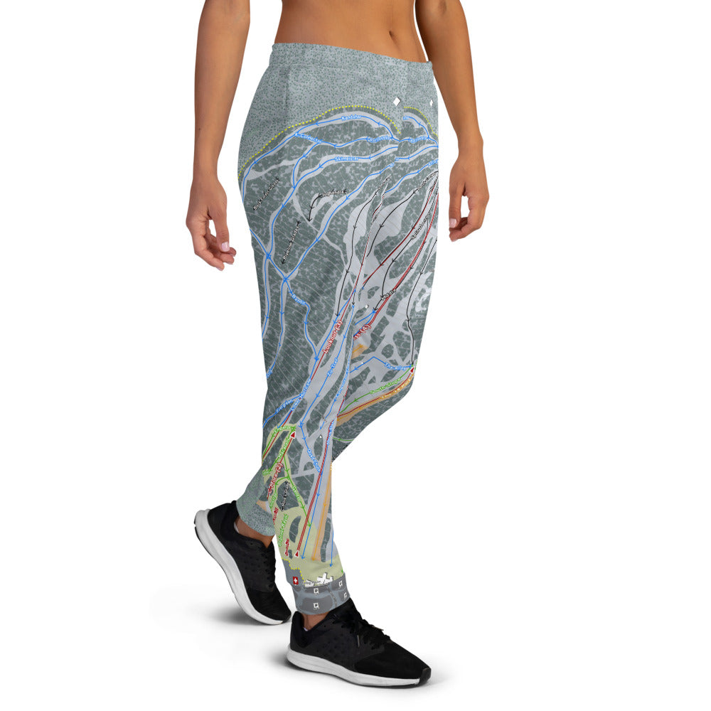 Cranmore Mountain, New Hampshire Ski Trail Map Women's Mid-Layer - Powderaddicts