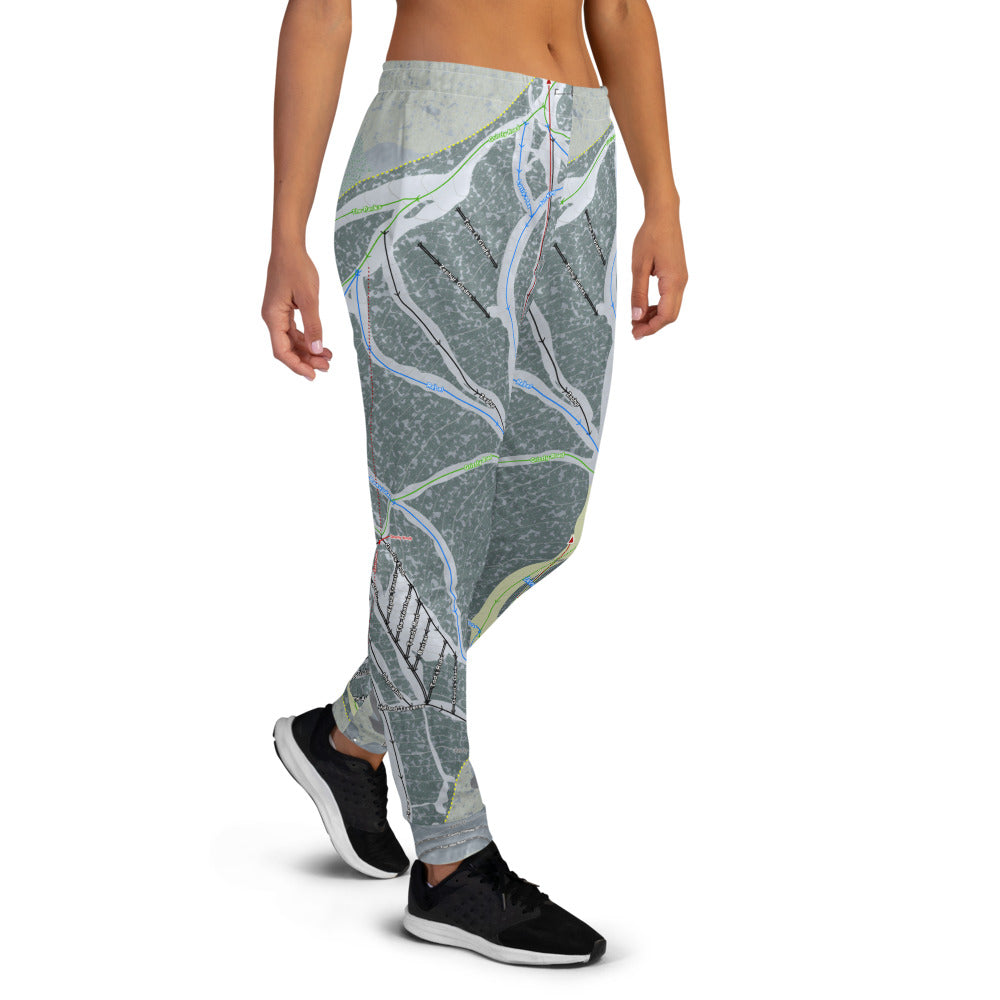 Sunlight, Colorado Ski Trail Map Women's Mid-Layer - Powderaddicts