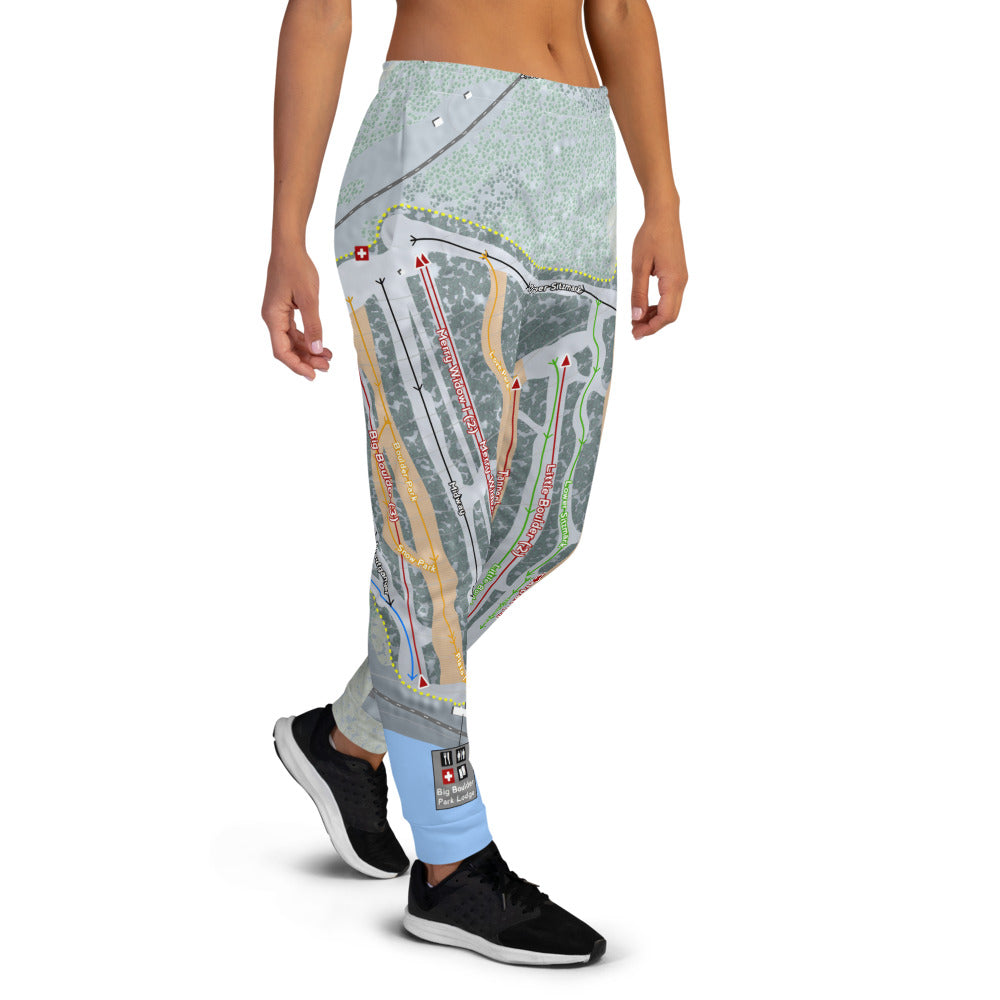 Big Boulder, Pennsylvania Ski Trail Map Women's Mid-Layer - Powderaddicts