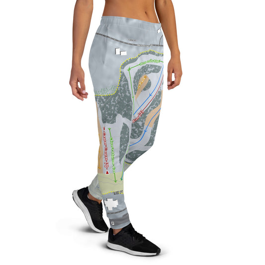 Boyce Park, Pennsylvania Ski Trail Map Women's Mid-Layer - Powderaddicts