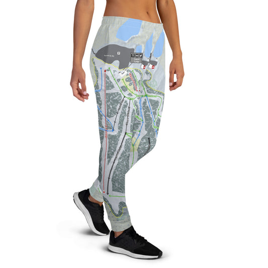 Laurel Mountain, Pennsylvania Ski Trail Map Women's Mid-Layer - Powderaddicts