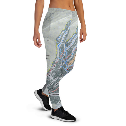 Montage Mountain, Pennsylvania Ski Trail Map Women's Mid-Layer - Powderaddicts